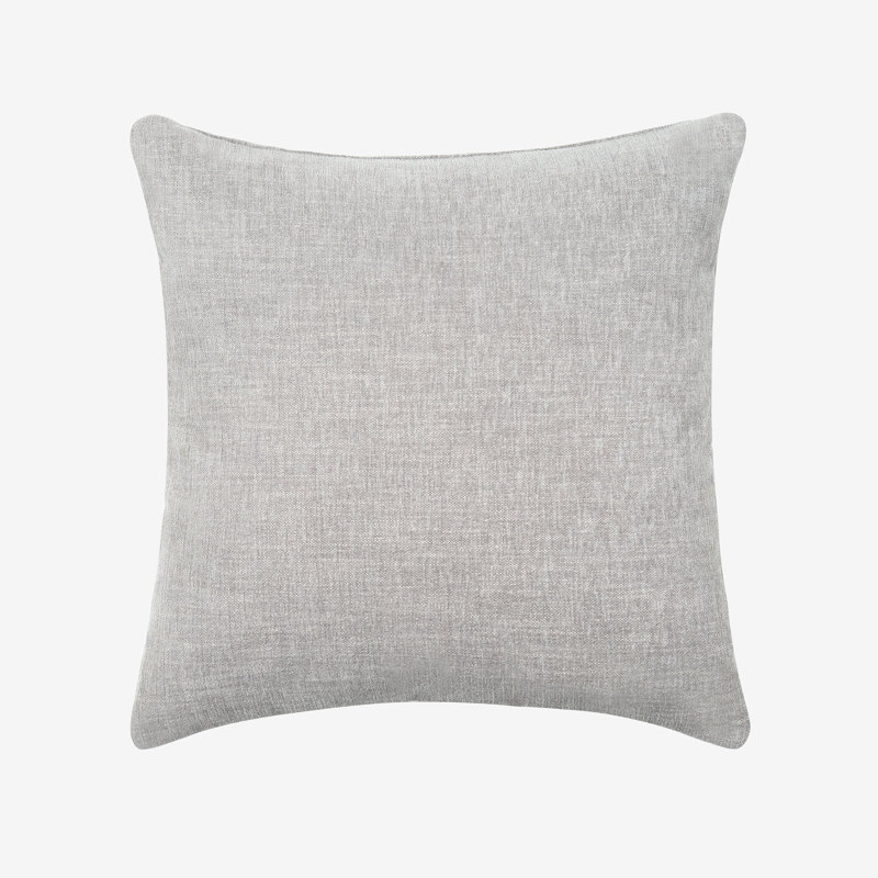 Aherine Square Cushion Cover, Light Grey