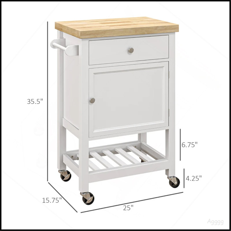 Mobile Kitchen Island,Rolling Kitchen Cart