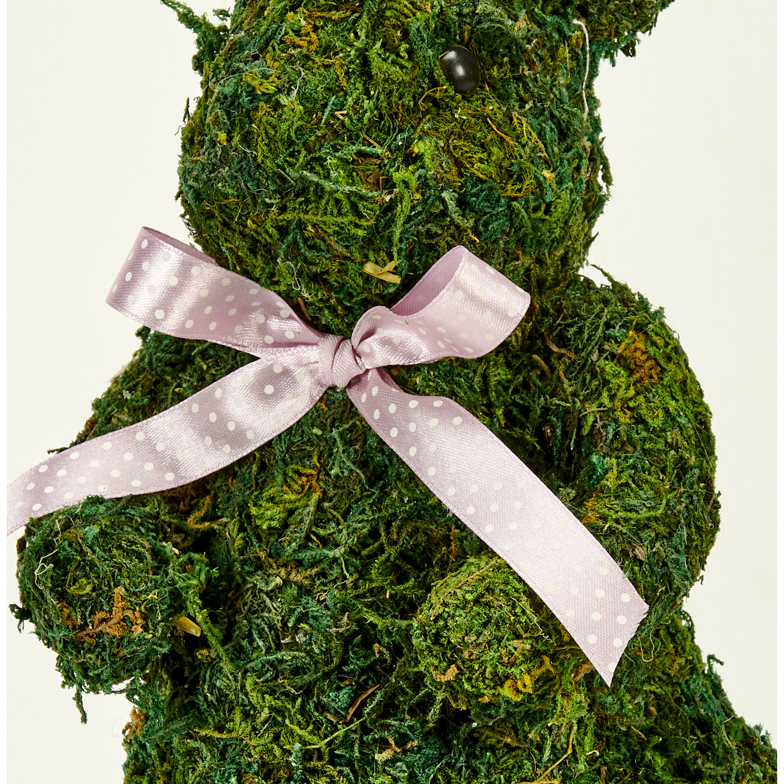Tabletop Moss Bunny Easter Holiday Accent