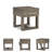 Keithen Top 1 End Table with Storage and Built-In Electrical Outlet