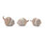 White Washed Etched Acorn 