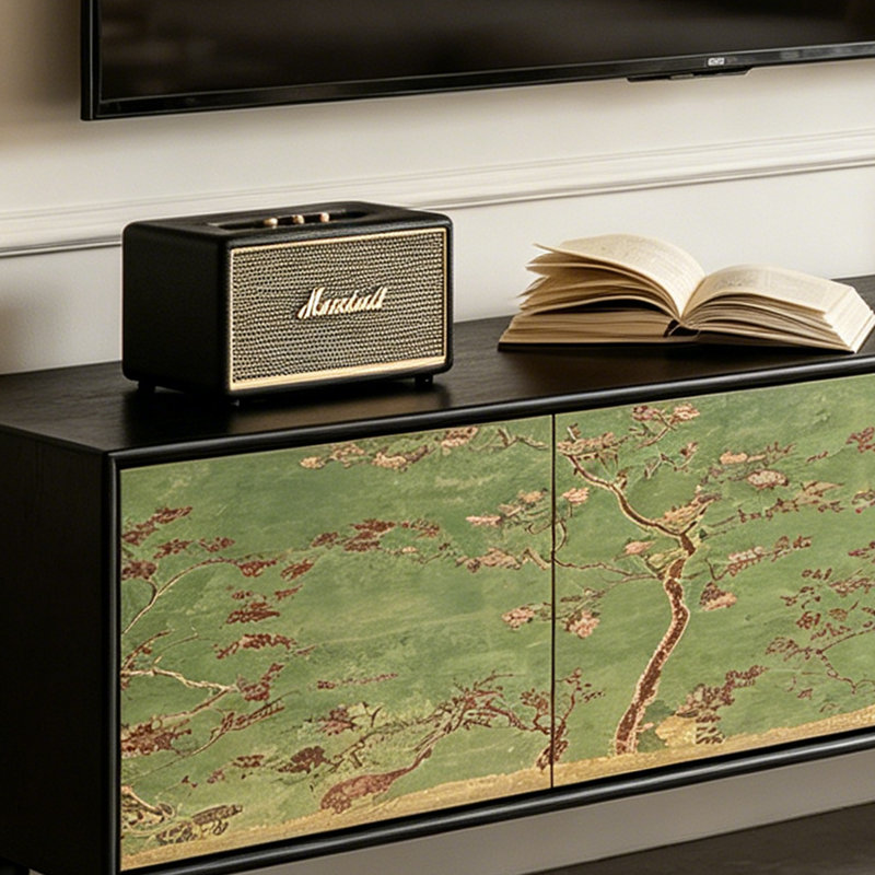 Meuble télé avec rangement Luxury, 23.62"H x 70.86"L x 15.74"W