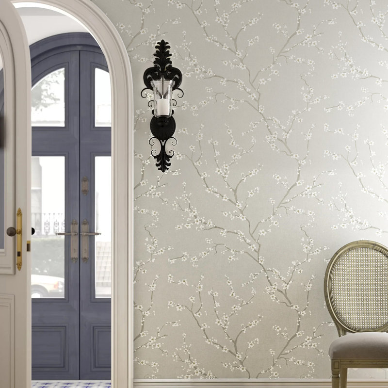 Arpin Peel & Stick Floral Roll, Neutral