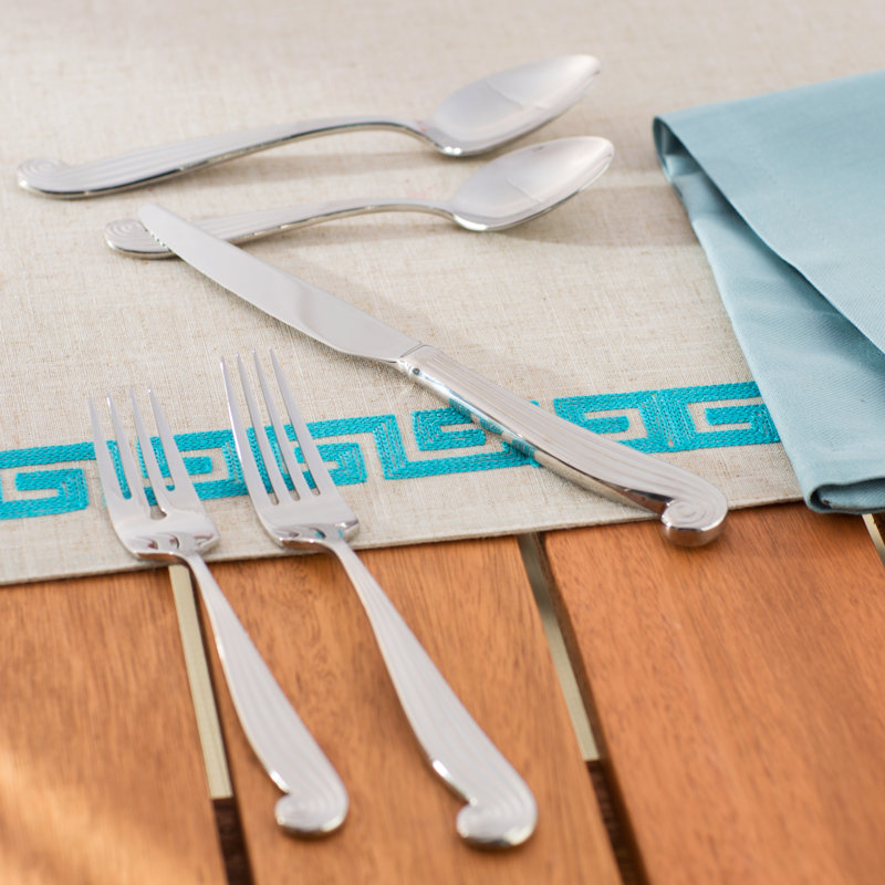 Highland Dunes Valmar Stainless Steel Flatware Set