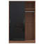 Eva XL High Gloss 2 Door Sliding Wardrobe - H: 180cm x D: 58cm x W: 120cm-27474057