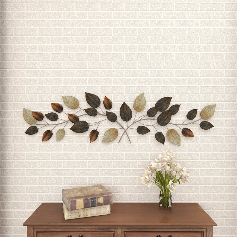 Traditional Plants & Flowers Wall Decor on Metal