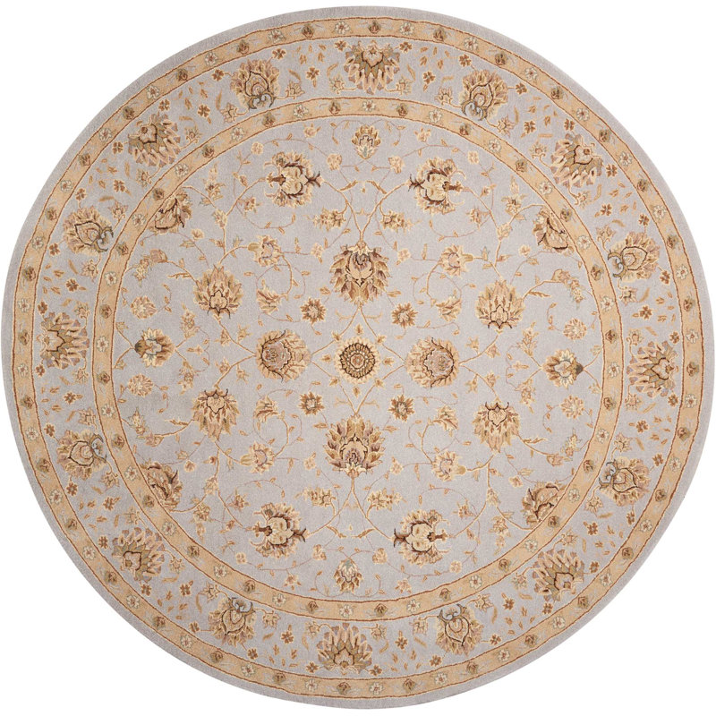 Lundeen Wool Oriental Indoor Rug, Round 9' x 9'