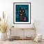 «Hometown Halloween II» par Wood, reproduction d'art encadrée-933133357