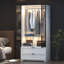 Bubalo Armoire, Wardrobe with Human Body Sensor Light-280876215