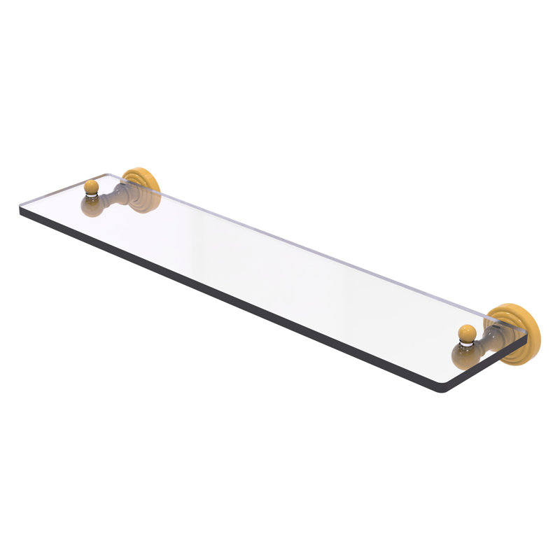 Tablette flottante Waverly Place, H 2,5 po x l 16 po x P 5 po, Bleu troll plat