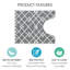 Tapis absorbant moelleux-415629092
