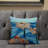 Floral Outdoor Reversible Throw Pillow-1880018973-1880018968