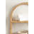 Arched Rattan Wall Shelf-28033536
