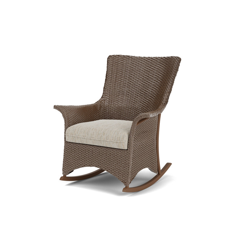 Mandalay Outdoor Rocker Chair, Charlotte Sparrow, Bark