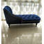 Chaise longue de style campagnard américain en bois massif et velours pour chambre et salon-814110634