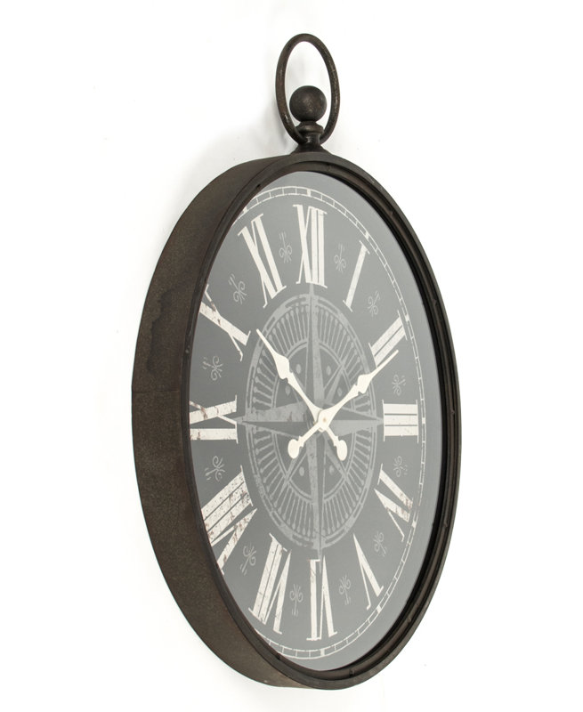 Jan Metal Analog Wall Clock