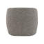 Fauteuil d'appoint en tweed brun et gris Livia