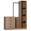 Armoire-penderie 71 "avec tiroirs et rangement 71" 
