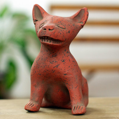 Ocarina en céramique rouge fait à la main Lark Manor ™
