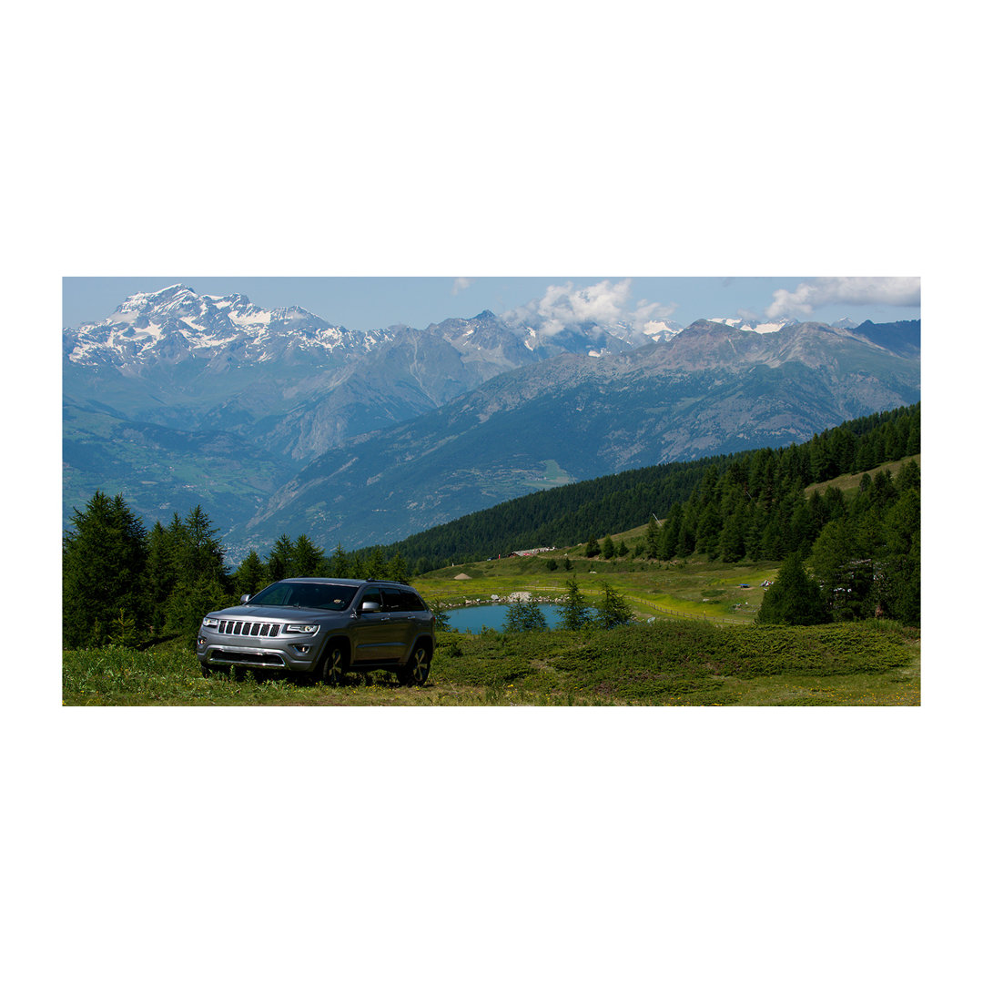 Off-Road Car - Wrapped Canvas Art Prints