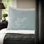Ensembles de literie confortables en coton, conception jacquard turquoise pour la maison
