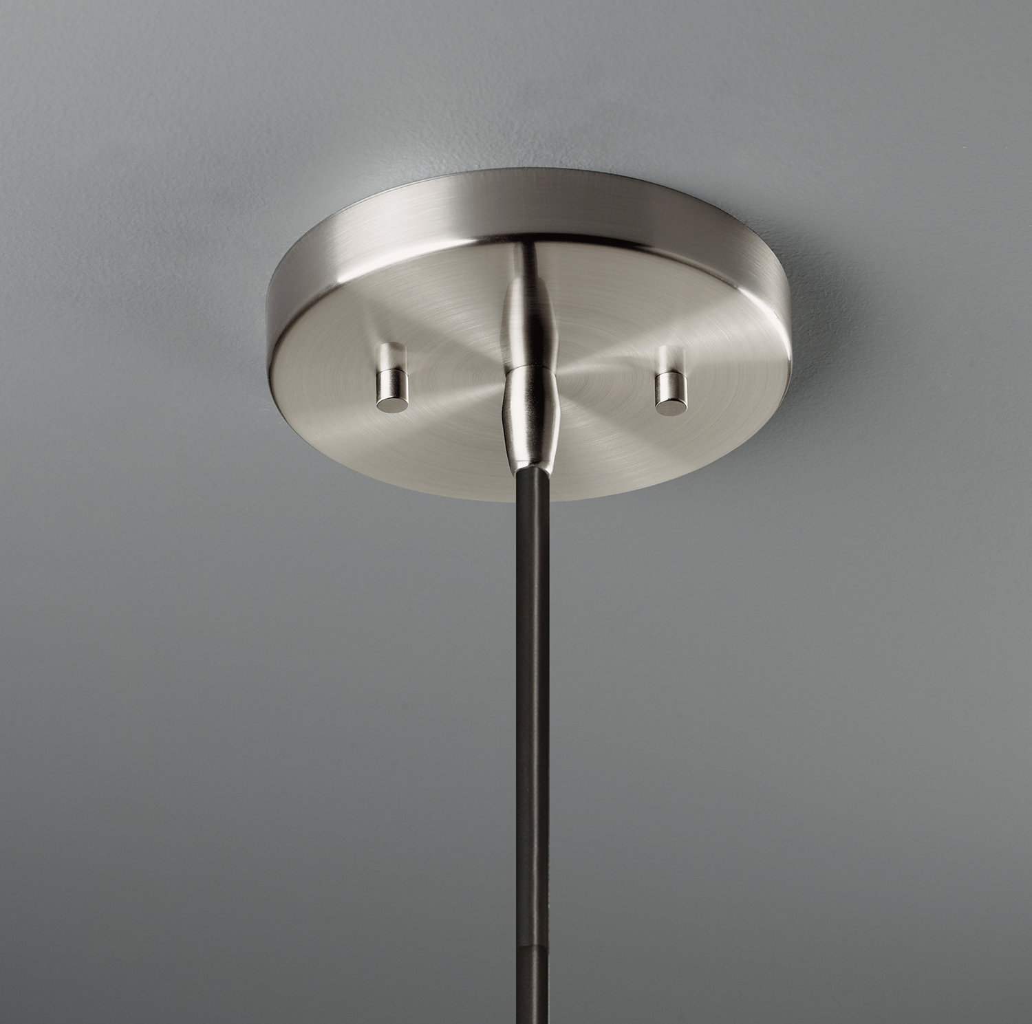 Logan Single Light Ceramic Dimmable Pendant, Terra Cotta, Polished Chrome