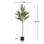 Arbre artificiel 66 "avec pot en plastique noir