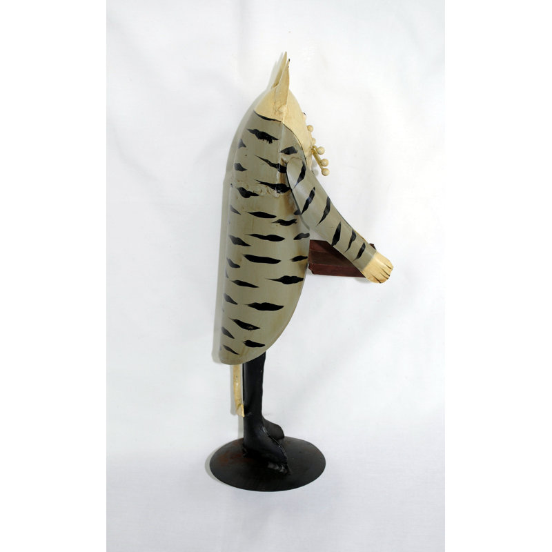Drossett Animals Figurines & Sculptures, 14" H x 5" W x 5" D, Gray