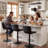 Denan Swivel Adjustable Height Bar Stool-676660245