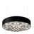 Spiro Suspension Light - Medium - DIM0-10V LED - Matte Black Outer - Sea Blue Shade-64820453-64820458-64820459