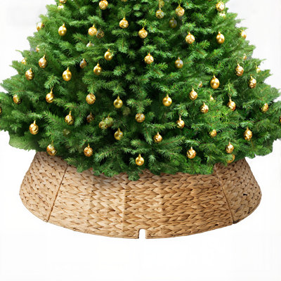 Accessoire de jupe d'arbre de Noël tissé pour Noël
