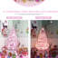 Arbre de Noël artificiel rose 6 pi-1507851315