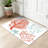 Clear Graphic Marine Life Coral Starfish Watercolor Sea Shell Turtle Machine Washable Indoor Area Rug