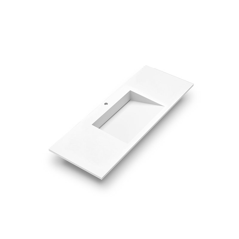 DAX 18.12'' Matte White Bathroom Sink