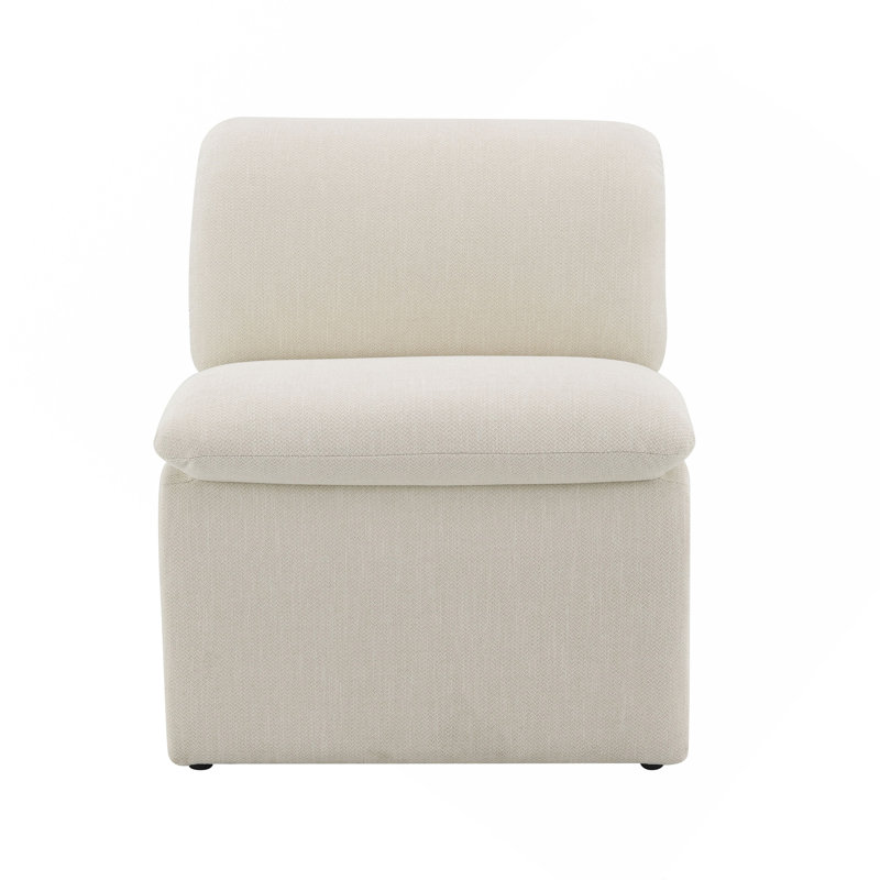 Chaise d'appoint innovante Elegance Jaeda, Beige