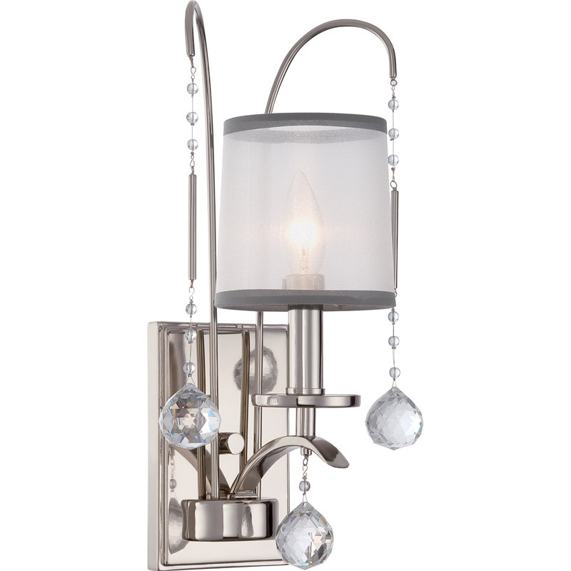 Marc Steel Candle Wall Light