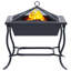 Ashita Square Steel Wood Burning Smokeless Fire Pit