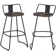 Stellan Swivel Stool with Metal Frame