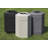 PolyTec Plastic Open Outdoor Trash/Recycling Bins - 30 Gallons-30700437