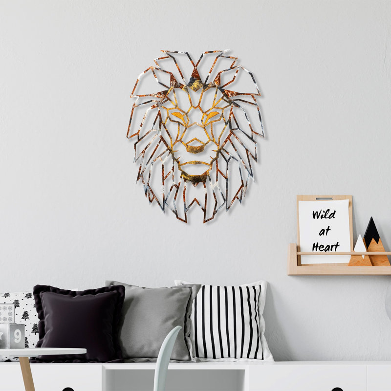 Accessoire mural décoratif en métal peint à la main, 15,7 po x 19,7 po | 100% métal, épaisseur: 0,06 pouce | Teintes et textures uniques, parfaites pour les amateurs de décoration et d'art | Léger à 1,6 lb