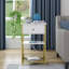 Phawak USB Port & Power Outlet Metal Nightstand-97712020