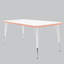 Table rectangulaire d'activités thermofusionnées avec pieds réglables et pivotants standard-113909073-113909077