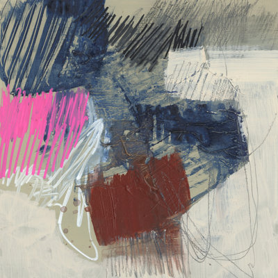 Frenetic I by Jennifer Goldberger - Wrapped Canvas Painting