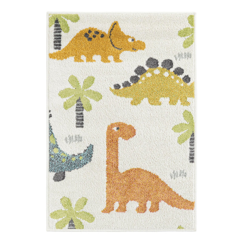Unique Loom Dinotopia Whimsy Kids Rug, Rectangle 2'2" x 3'1"