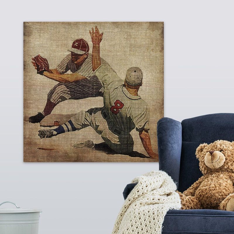 Art Arthur Sports VII, Toile tendue, H 24 po x l 24 po x P 1,25 po