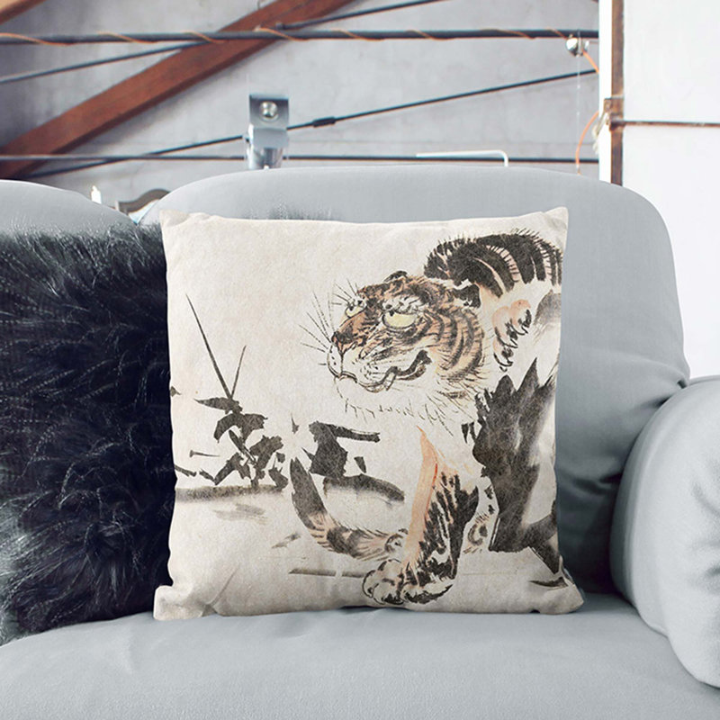 Square Throw Cushion, 40cm H x 40cm W x 15cm D