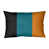 Noir / bleu sarcelle foncé du Pacifique / orange
