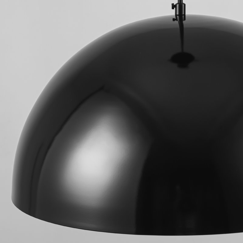 Lodi 1-Light Black Dome Pendant