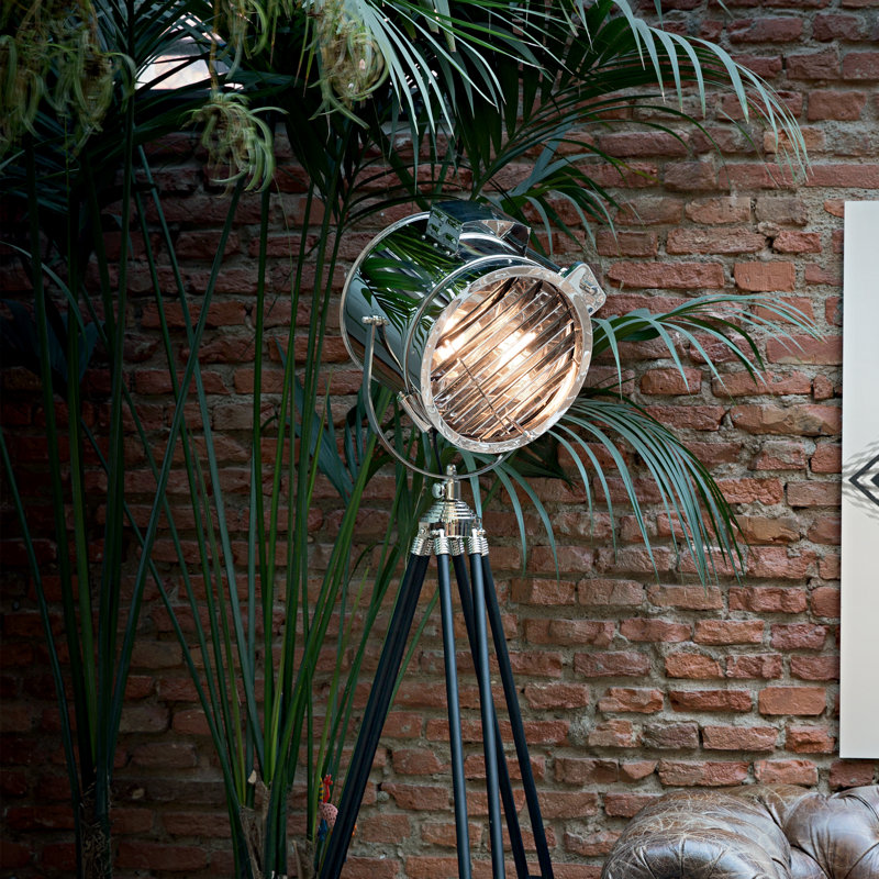 Lowe 68.9'' Black Tripod Floor Lamp