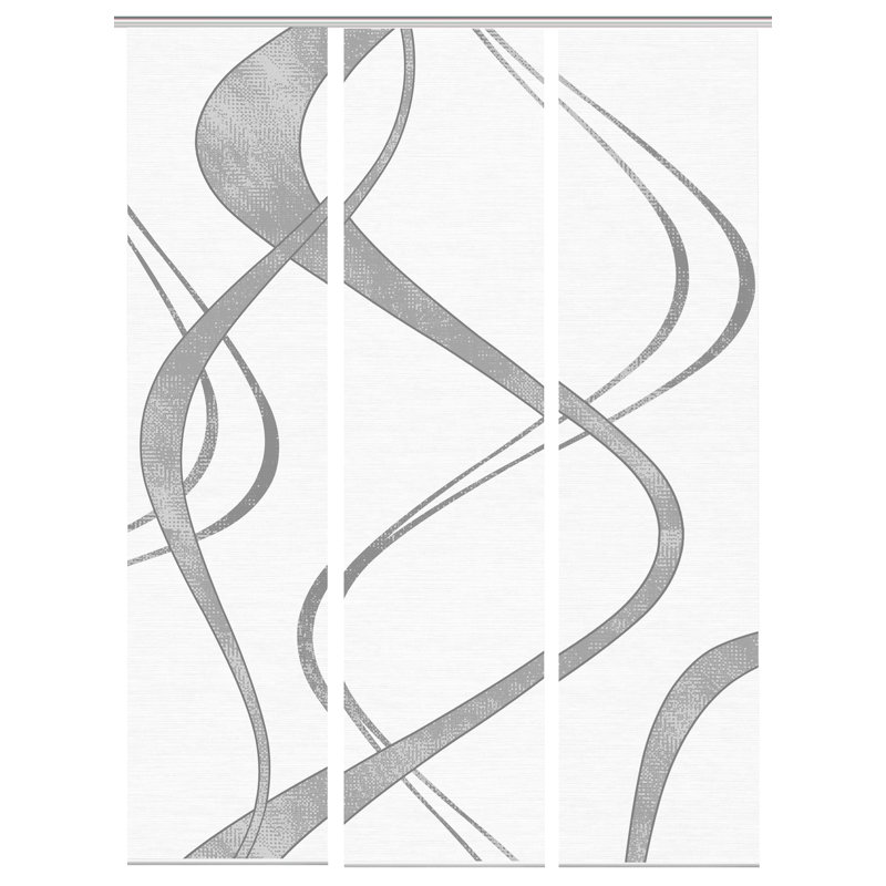 Paynter Semi Sheer Curtain Panel Pair, Grey